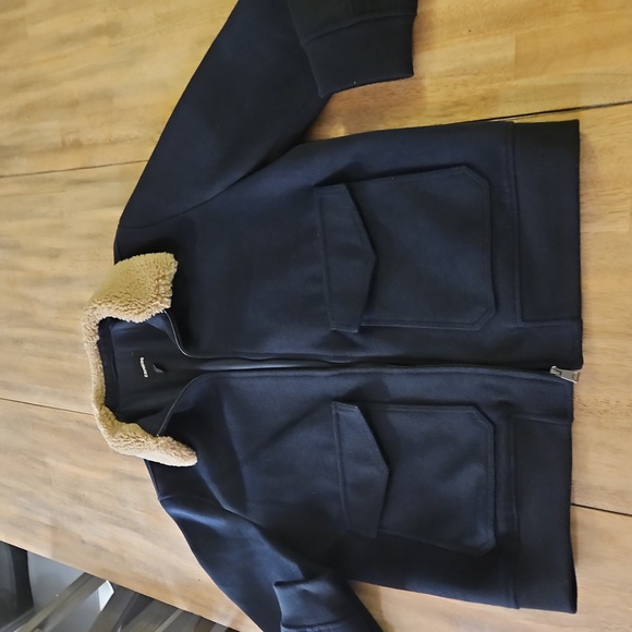 Express Other - Express wool bomber jacket with Sherpa collar